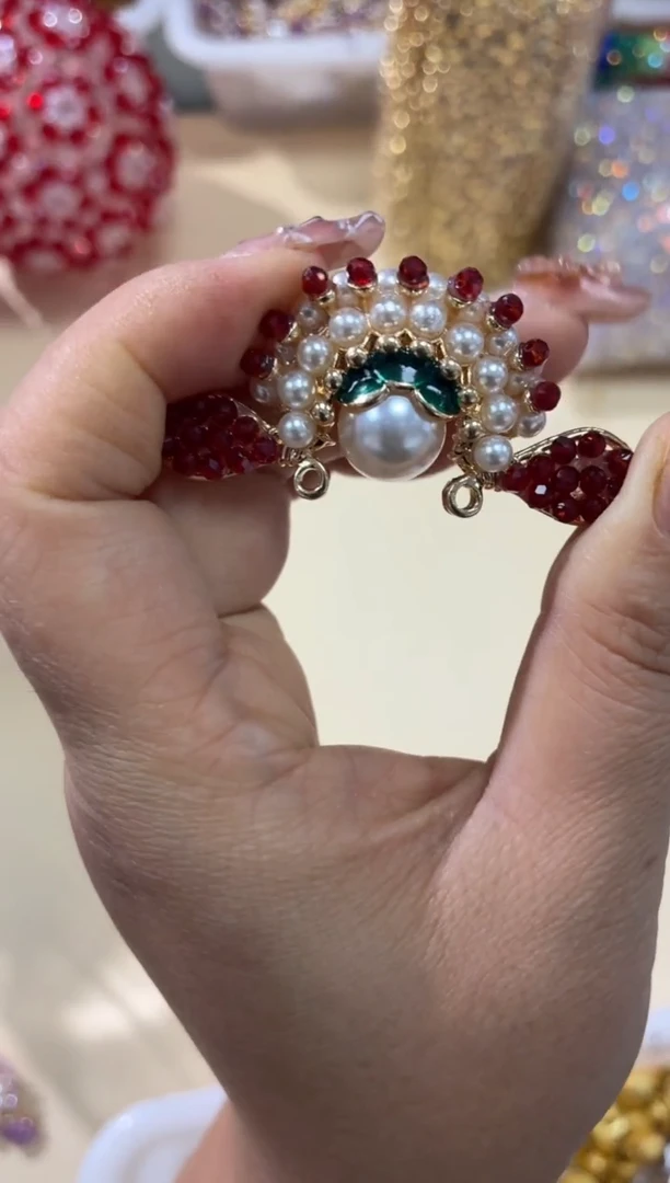 锌合金1603刀马旦配件1个大红色