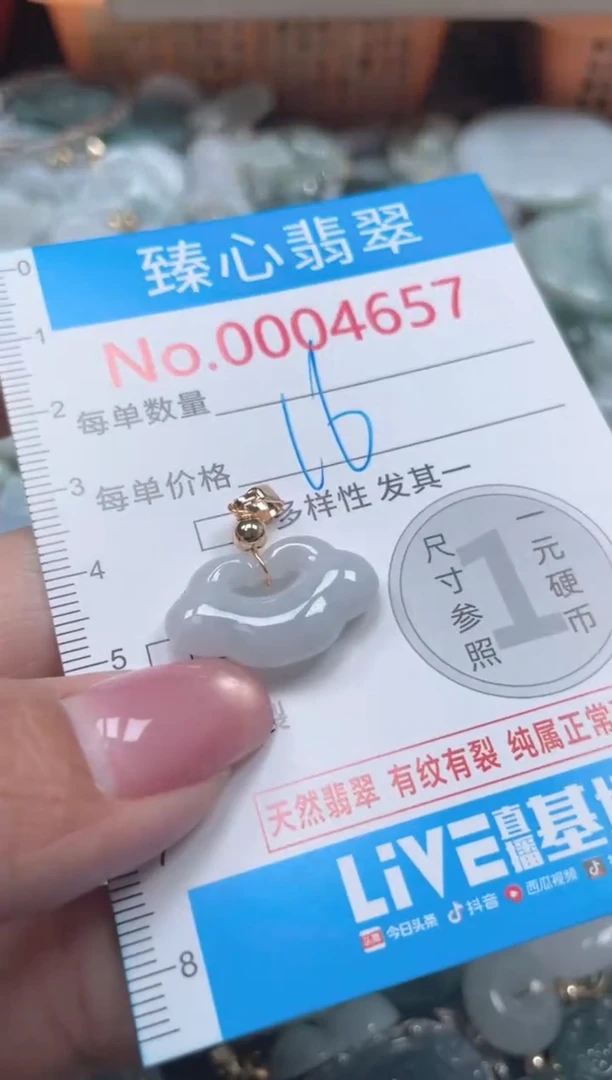 颈饰未镶嵌翡翠4657