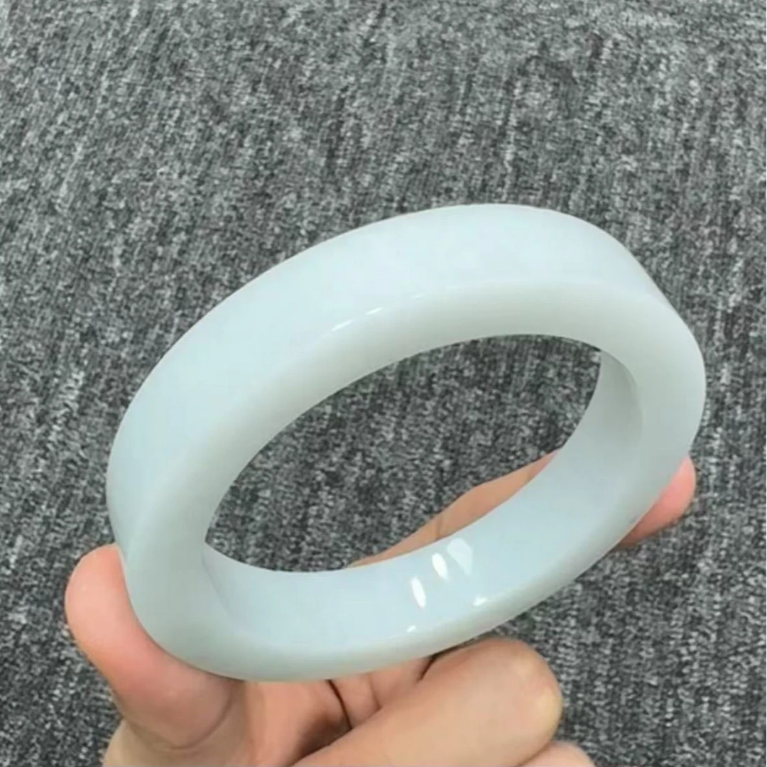 天然翡翠A货定制手镯2502