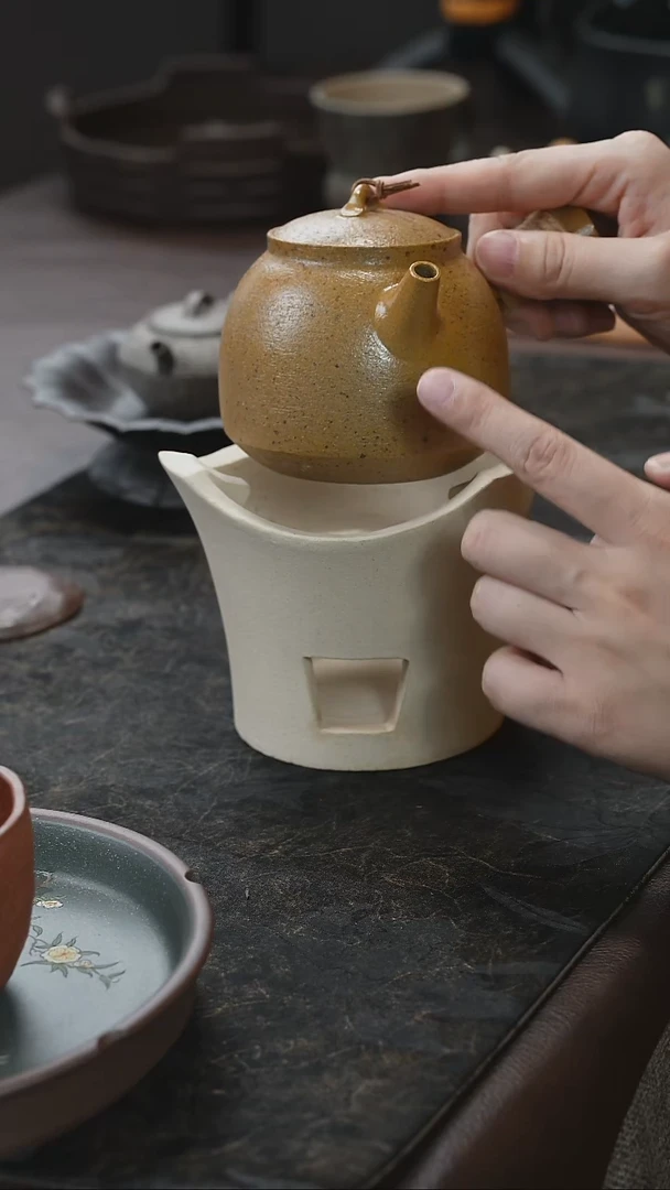 九隐茶器煮水壶一套