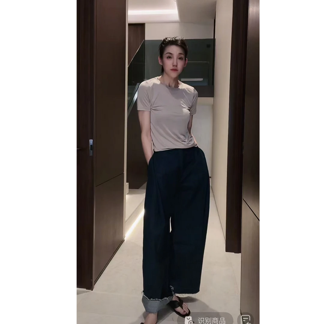 岗山牛仔 蓝色牛仔裤 K0657