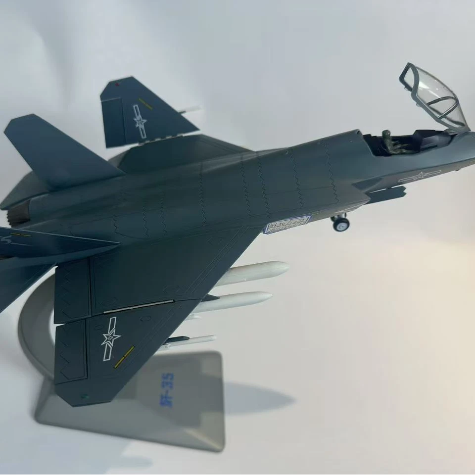 歼35战斗机飞机模型仿真飞机模型合金航空模型摆件