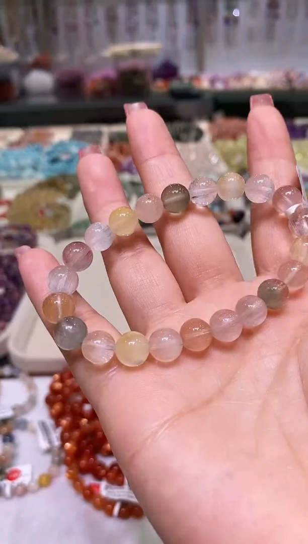 未镶嵌手链水晶多样性发其一兔毛8+