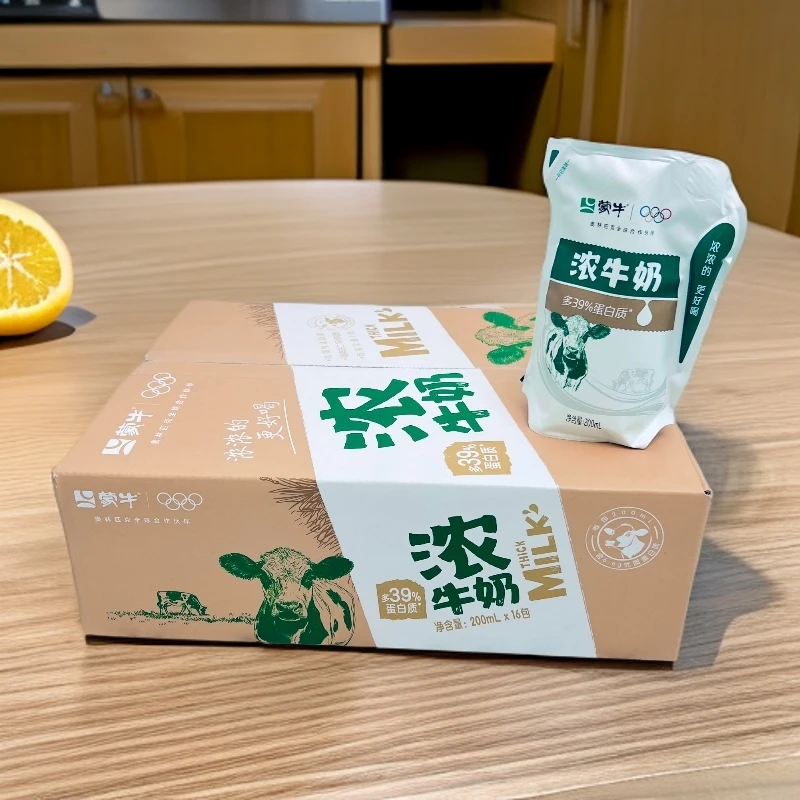 （9月18号日期）蒙牛精选牧场浓牛奶200ml×16包（新旧包装随机发）