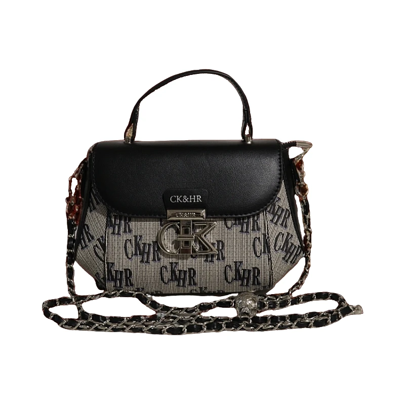 【五一特惠】流行女包百搭字母手提包气质单肩斜挎小方包