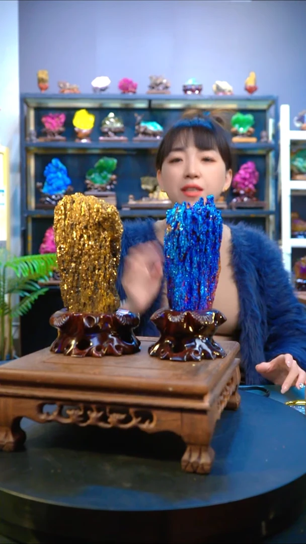 石材精品矿物晶体摆件