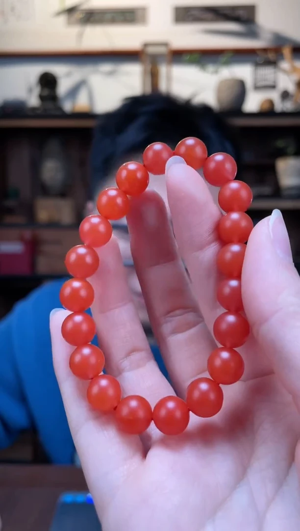 【闪购商品】南红玛瑙手串未镶嵌06保山南红手串JY