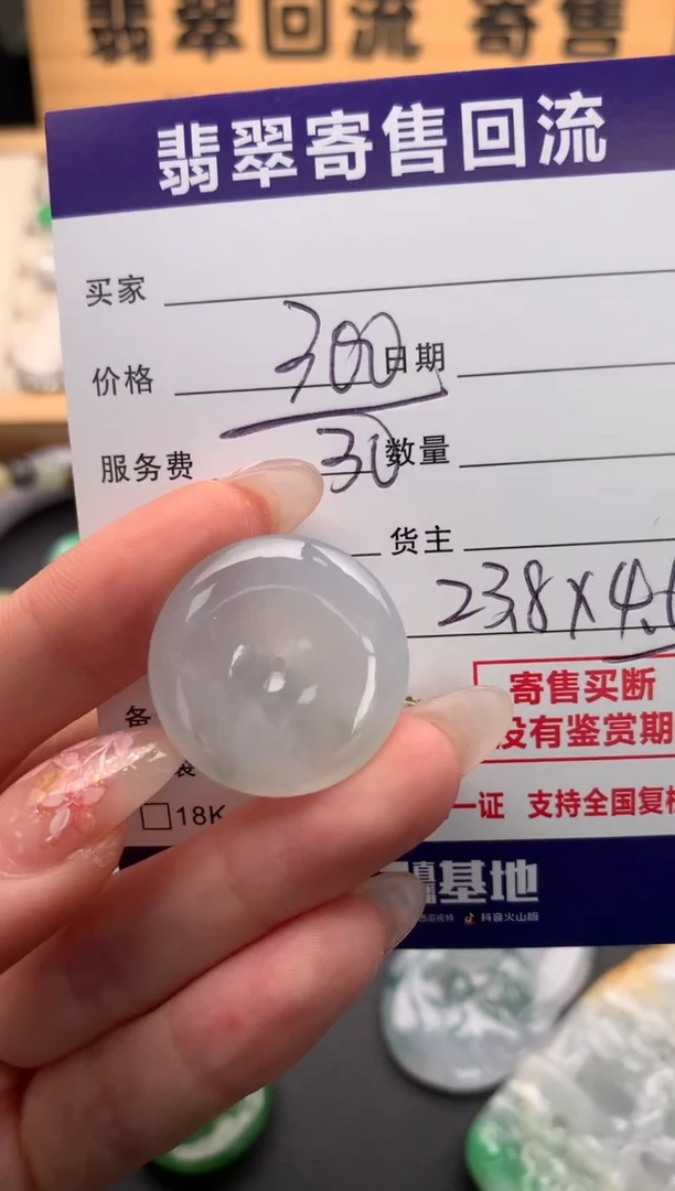 翡翠未镶嵌颈饰10134737