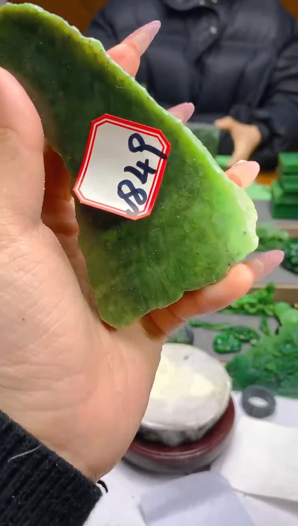 【闪购商品】和田玉（碧玉）珠宝半成品未镶嵌3.18