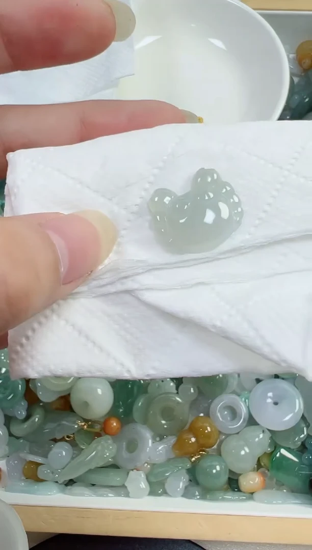 翡翠裸石353号链接，A货翡翠