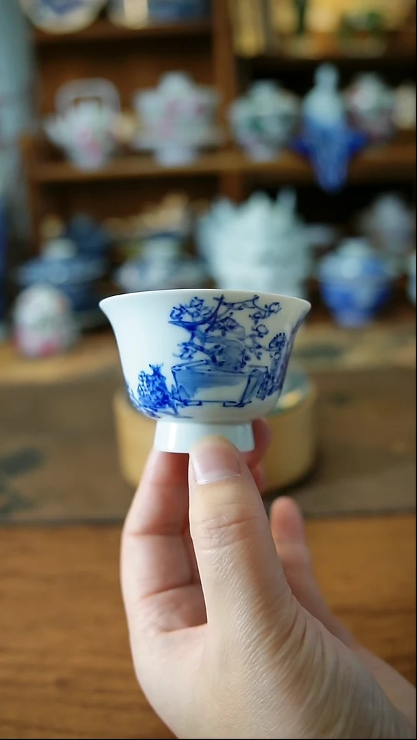 8景德镇手工手绘茶具