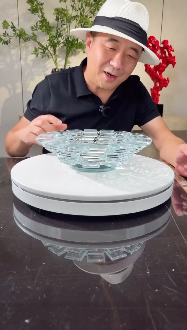 摆件CS0101003水晶琉璃艺术果盘