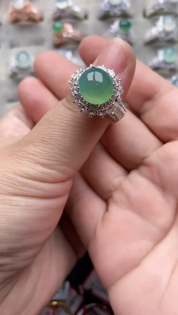 【闪购商品】翡翠戒指未镶嵌44444---6