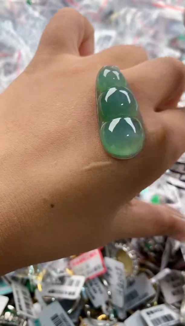 未镶嵌戒指翡翠4444----9