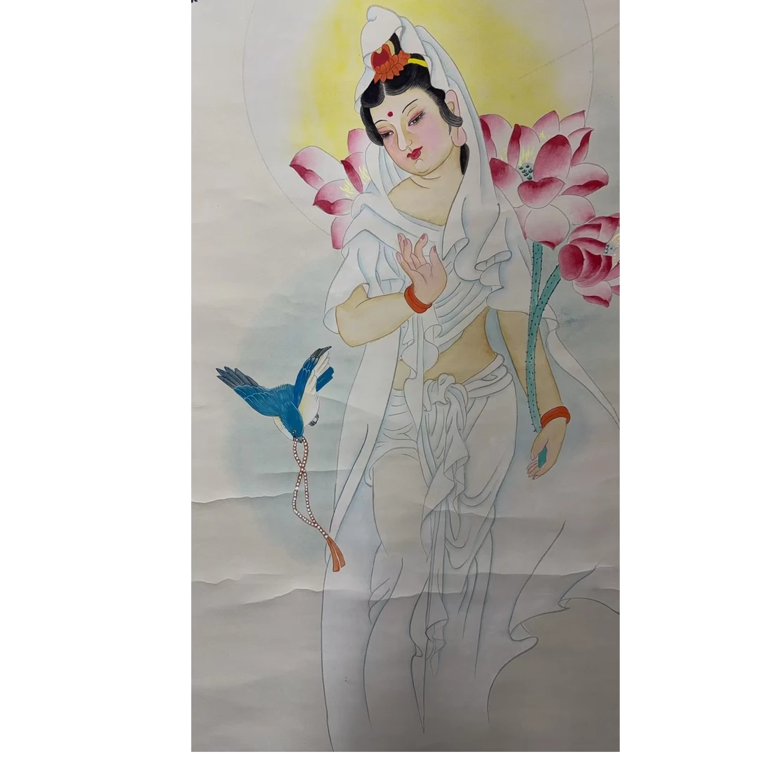 张老款 人物立轴 135 65 7.8平尺