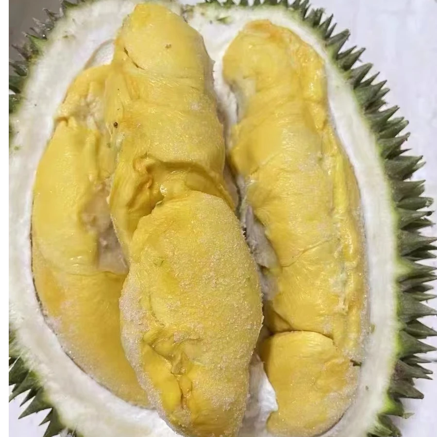 红肉D101马来西亚树熟榴莲液氮整果两个装顺丰空运包邮