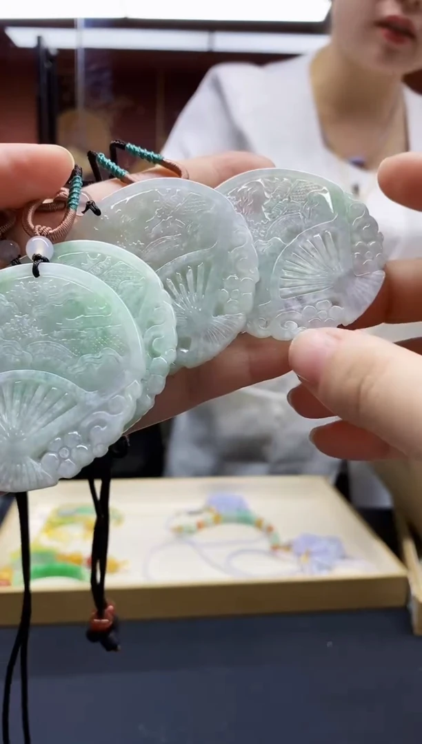 颈饰未镶嵌翡翠翡翠吊坠