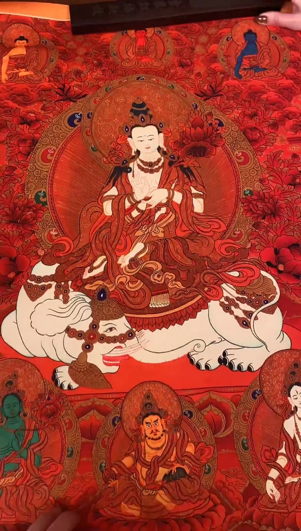 装裱画精美唐卡tk16172