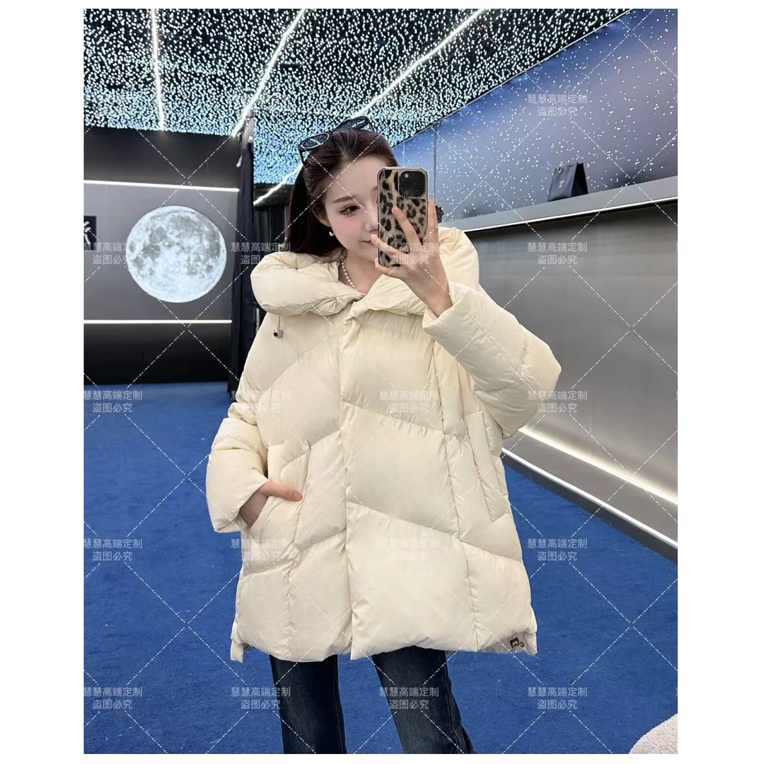 【慧慧】宽松百搭甜美休闲韩版简洁款羽绒服JHYRSJ2328