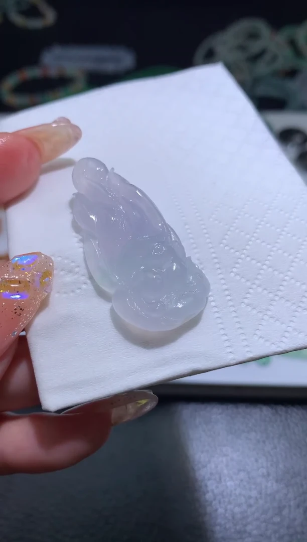 【闪购商品】定制翡翠未镶嵌九尾狐