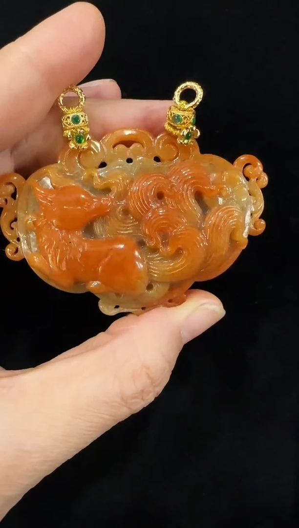 颈饰未镶嵌翡翠国风