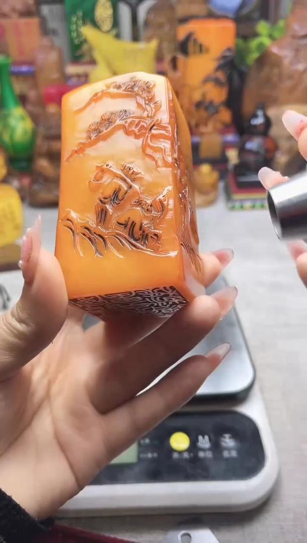 寿山石印石纯天然石料