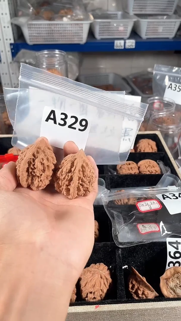 把件文玩核桃43麒麟纹大官帽