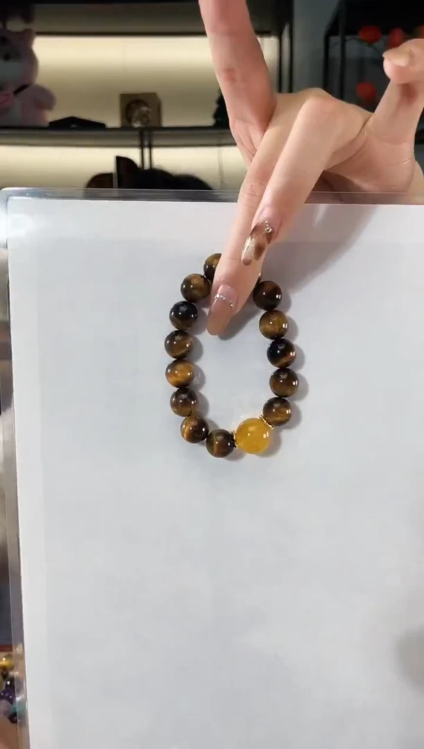 未镶嵌手串水晶金虎眼手串