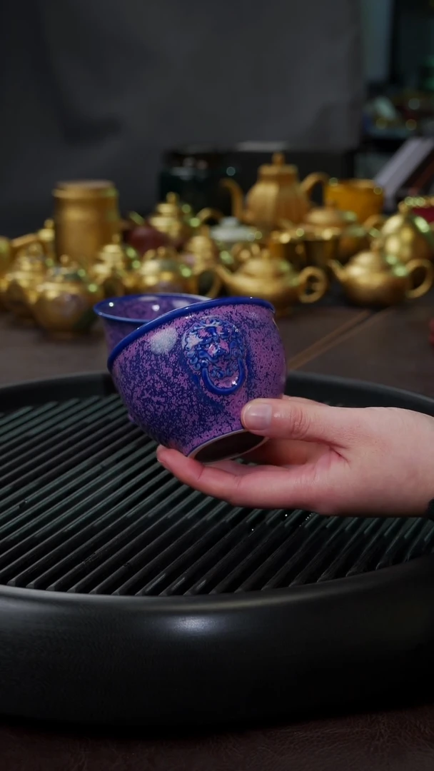 【闪购商品】杯【宜景窑美人醉】水缸杯