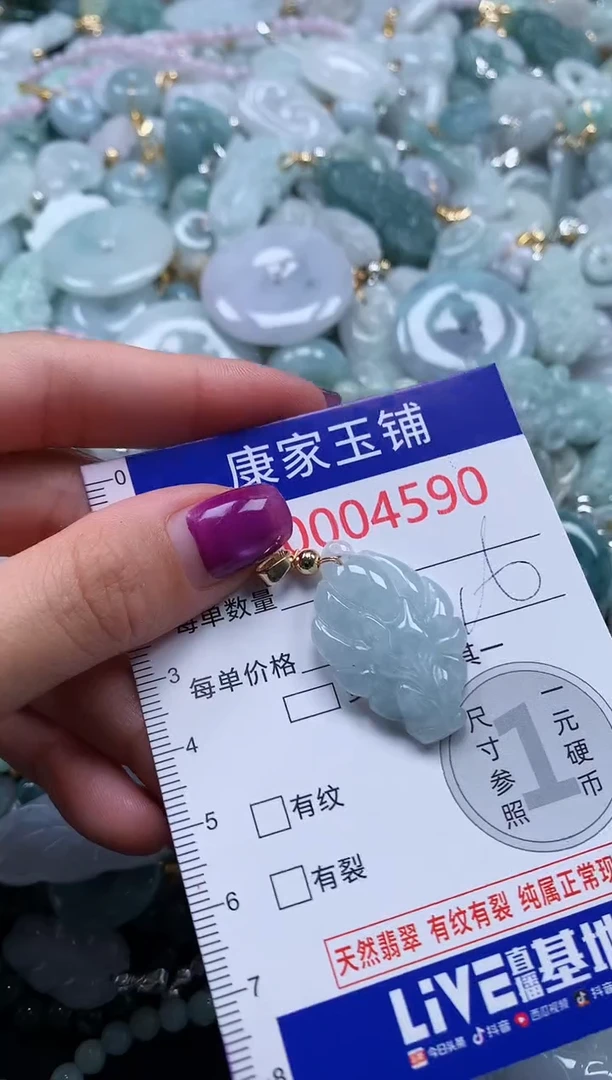 颈饰未镶嵌翡翠4590