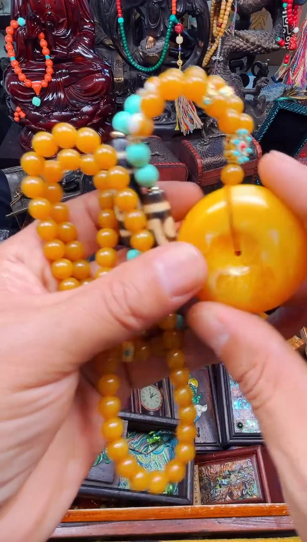 未镶嵌颈饰蜜蜡安哥专属精品链接c58