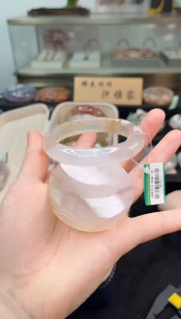 未镶嵌手镯石英质玉60圈口（赠品镯心）3593281