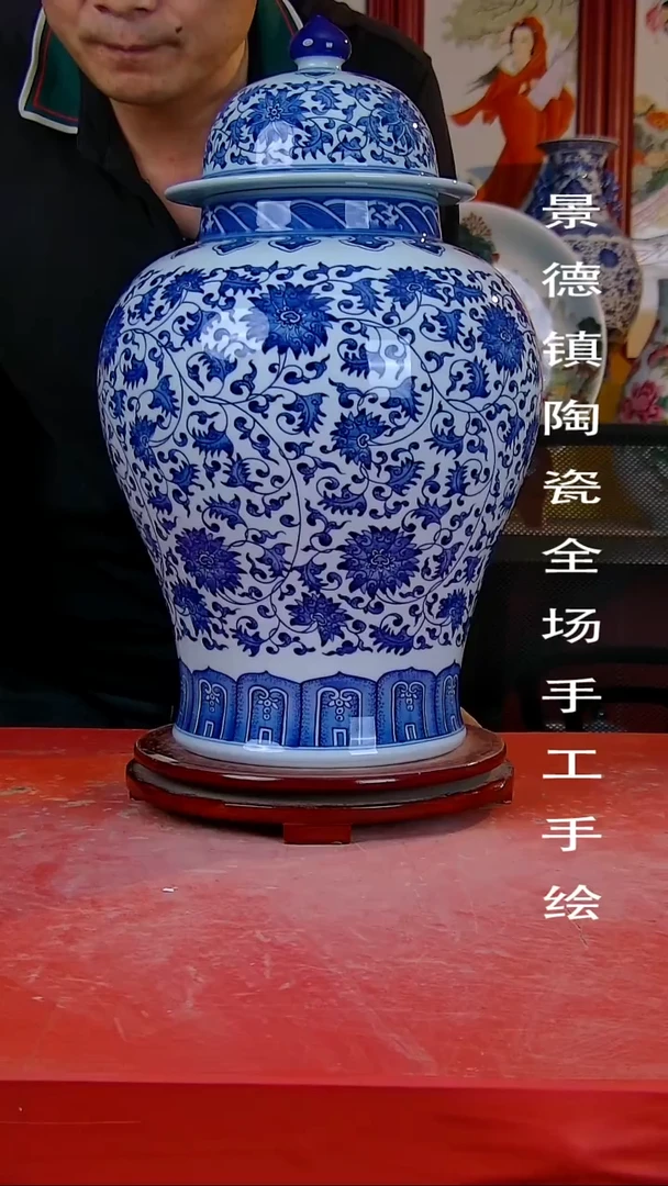 摆件手景德镇陶瓷 全场手工绘