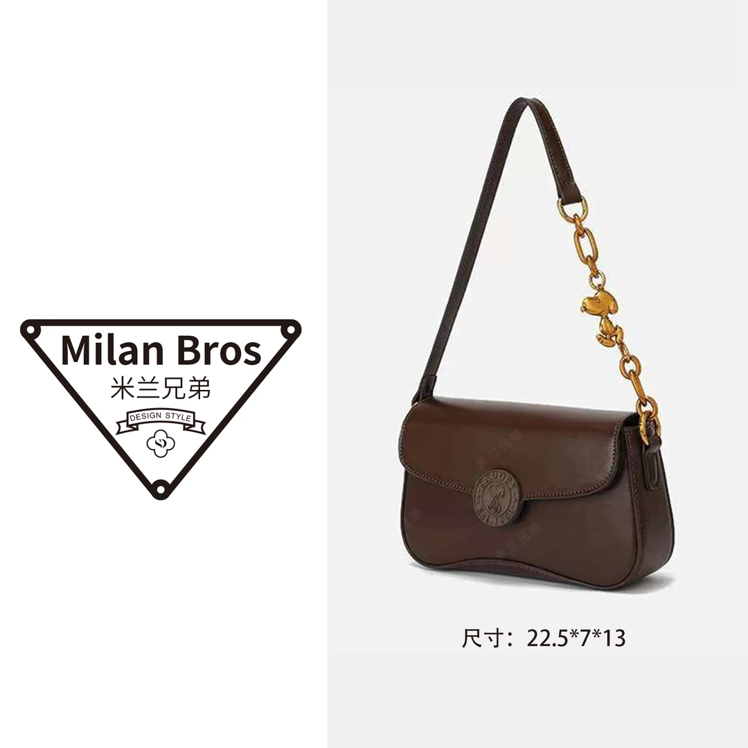 【米兰兄弟】2025新款时尚百搭气质单肩斜跨包
