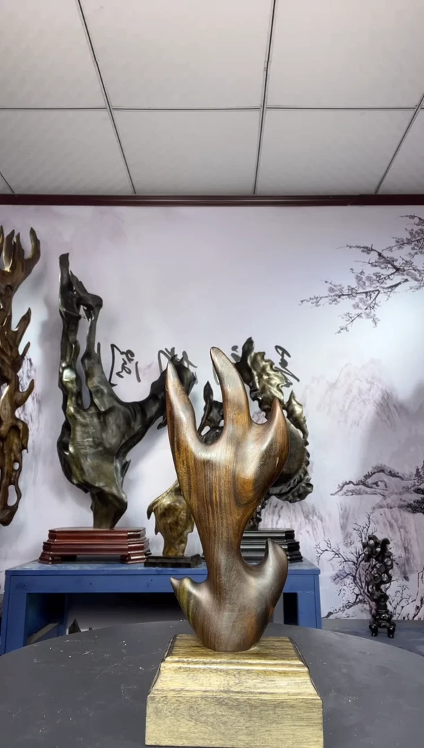 金丝楠木雕款东*金丝楠木工艺品摆件