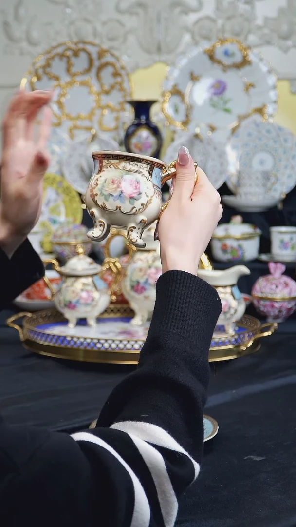 骨瓷婷婷中古器物如图所示85