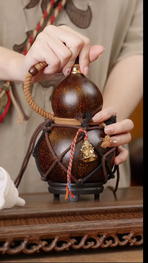 163号精品天然大漆酒葫芦一物一拍~