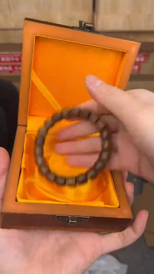 品茗文玩阁黑花梨桶珠链接@@YS1510