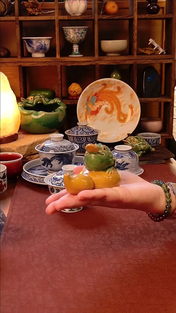 【手工葫芦金蟾茶宠】