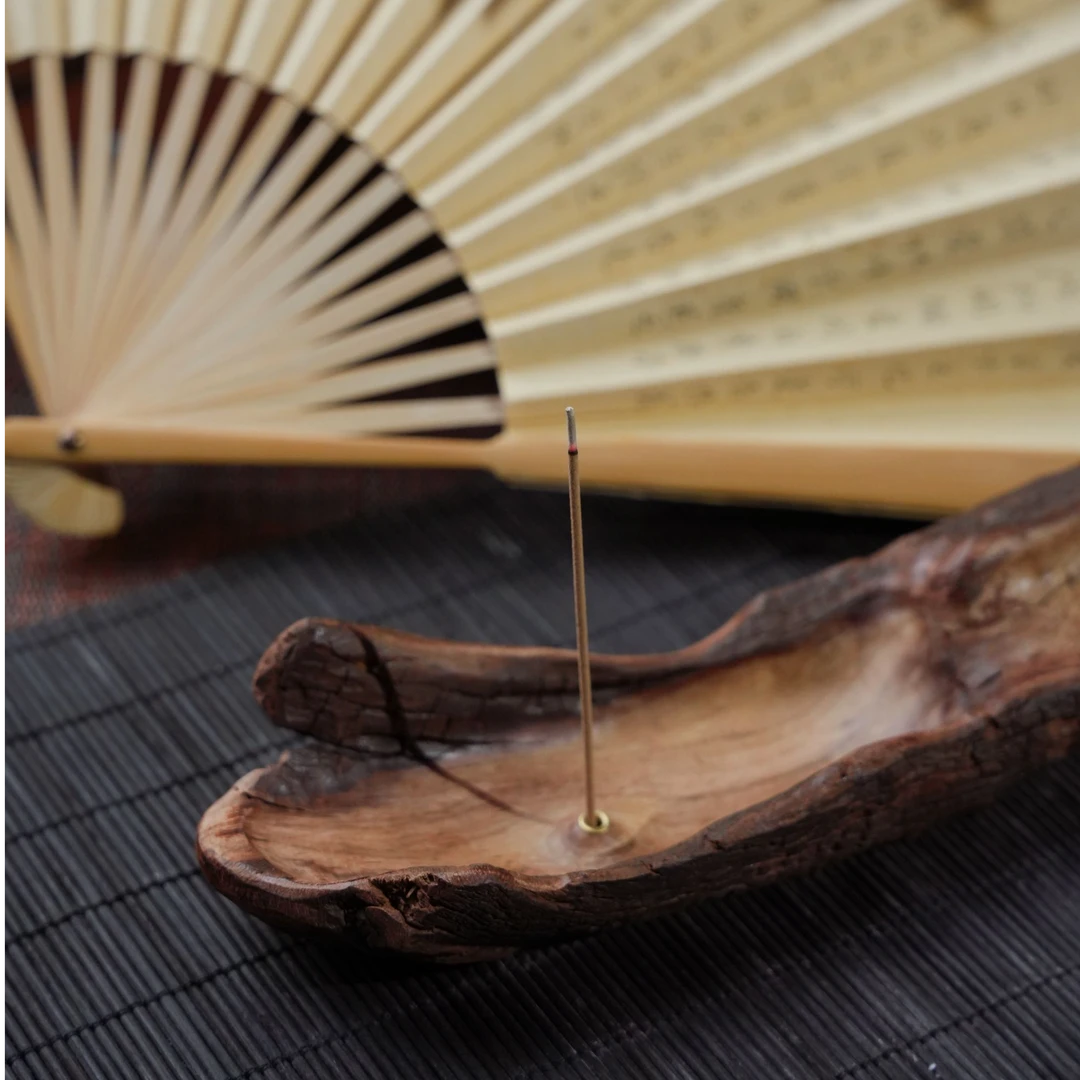 云南紫柚手作精品木制香座