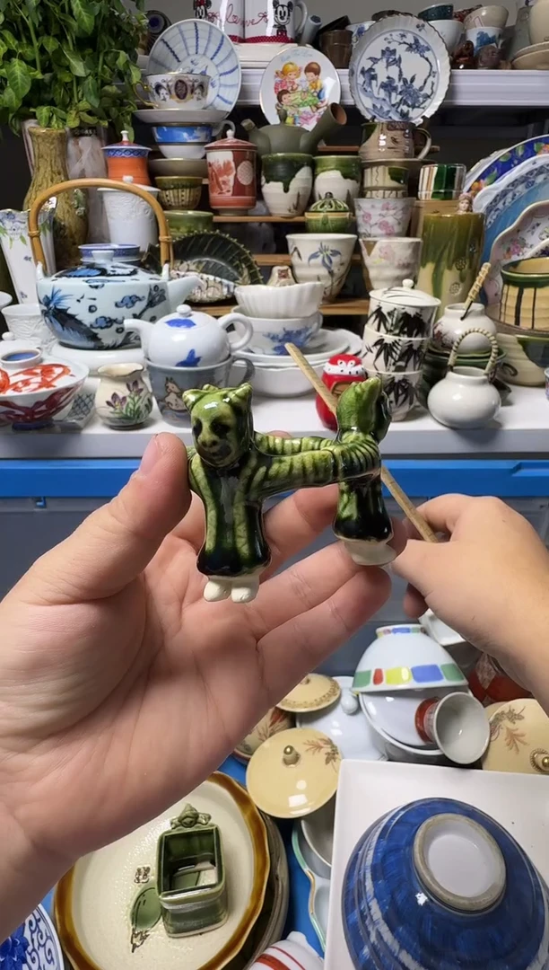 中古瓷器，默认微瑕-织布烧盖制