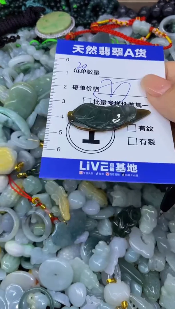 颈饰未镶嵌翡翠天然翡翠A货批量多样性发一件