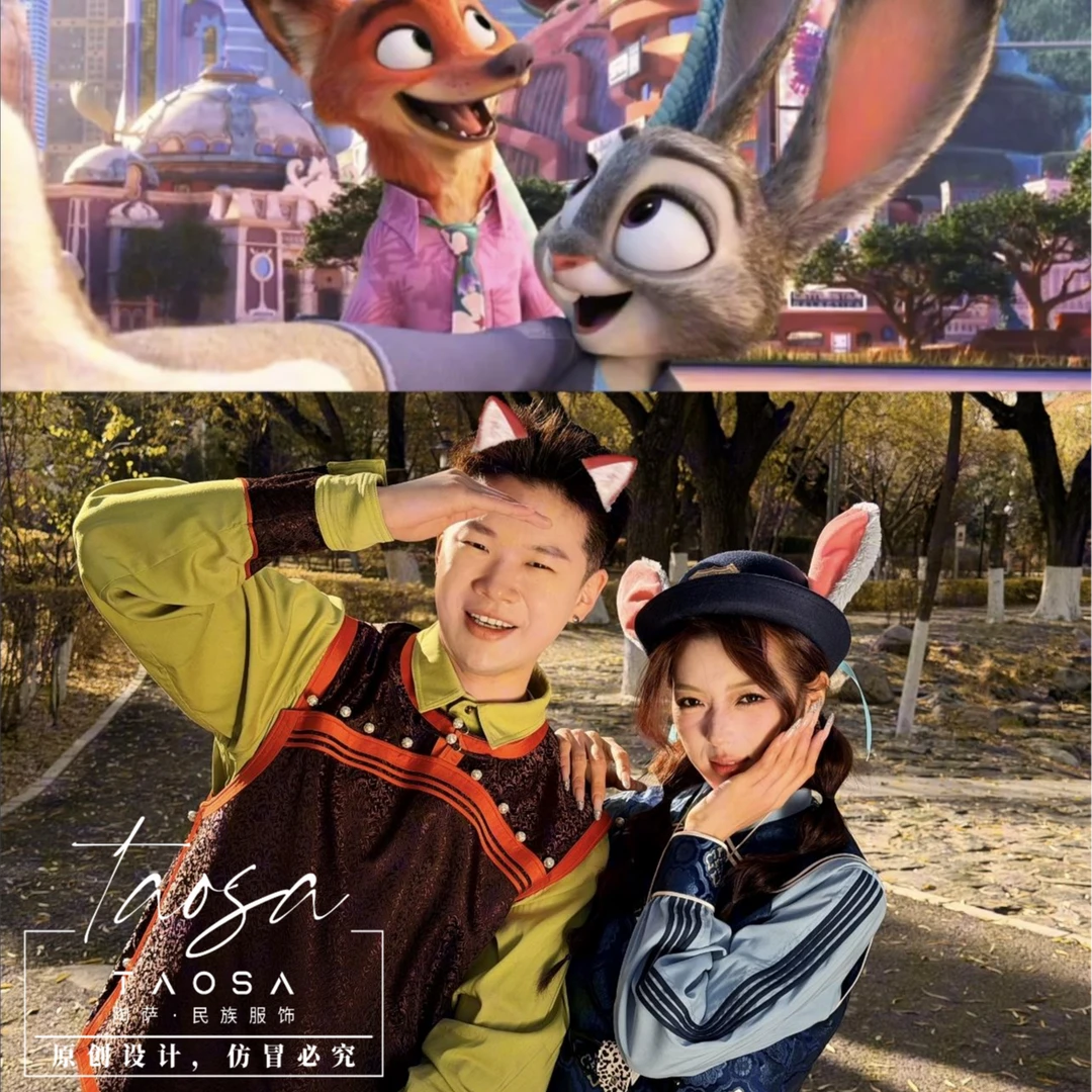 【陶萨】尼克狐尼克NS092  NM065民族风衬衫常规款 陶萨原创