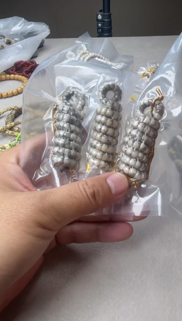 吊坠星月菩提糯冰料卡6mm直切大肠