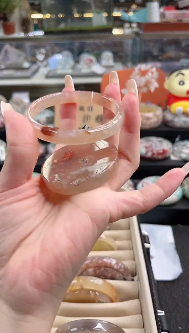 未镶嵌手镯石英质玉56圈口 （赠品镯心）3376585