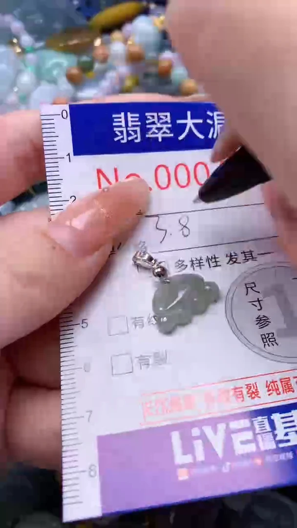 翡翠未镶嵌吊坠(不含链)4228