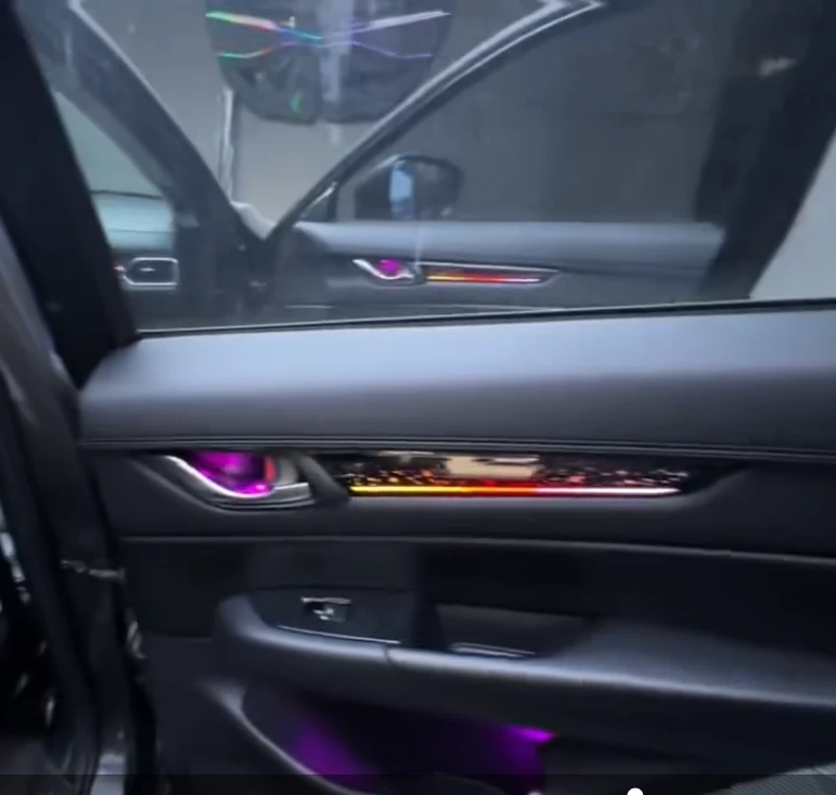 适用于17-24款马自达CX5马自达CX8星空氛围灯