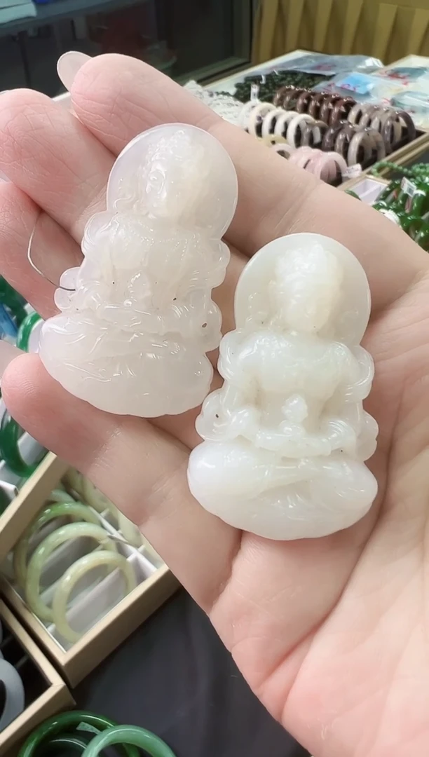 和田玉未镶嵌颈饰011多样性发其一