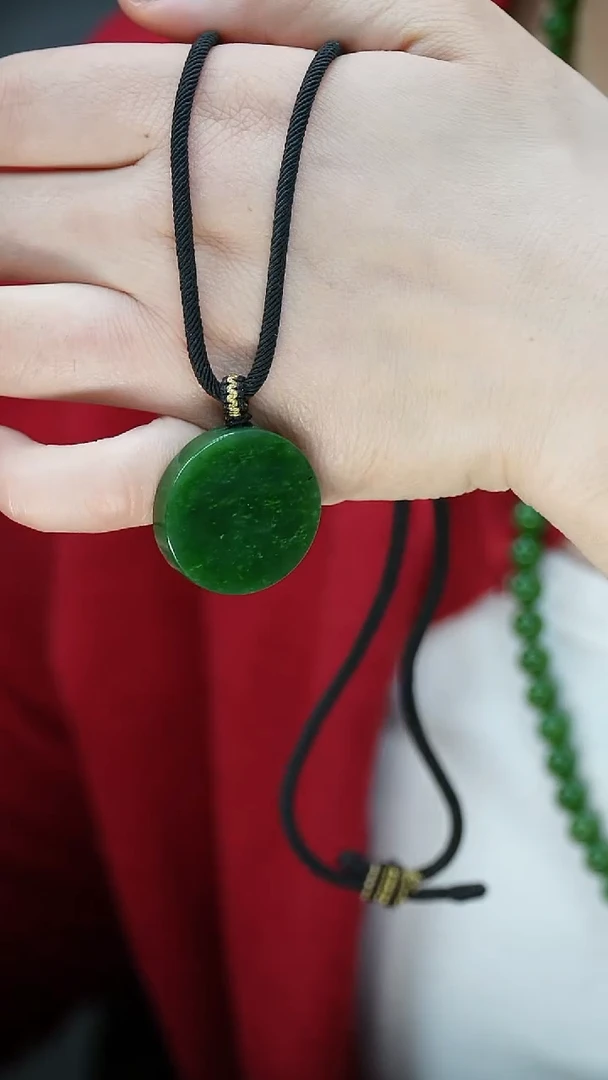 吊坠(赠链)未镶嵌和田玉（碧玉）3