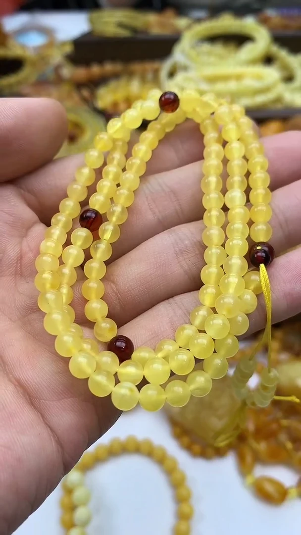 裸石蜜蜡未镶嵌链子多样性发其一卡5